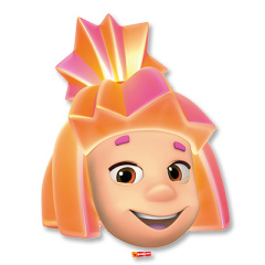 A Шар (24"/61 см) Фигура, Фиксики, Голова, Симка, 1 шт. в уп.